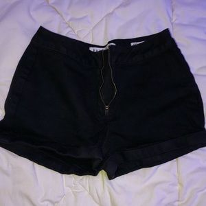 BLACK PACSUN DENIM SHORTS